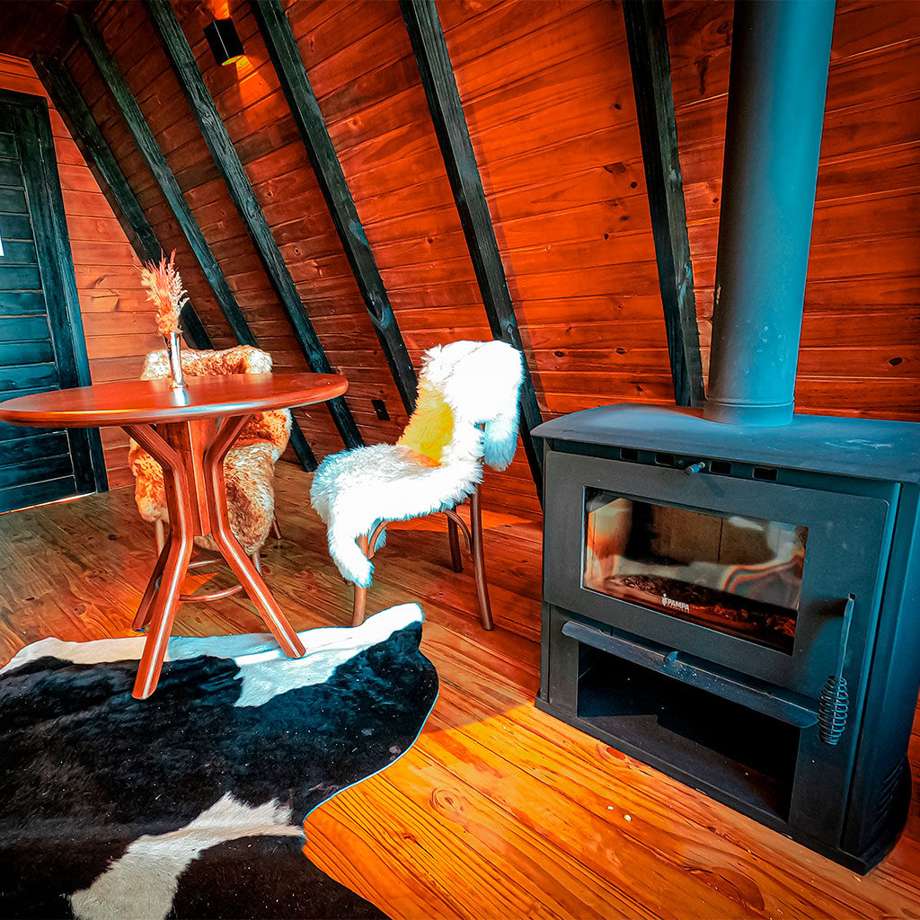Interior do chalé