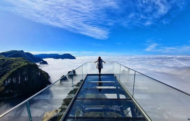 Mirante de Urubici com vista para as nuvens